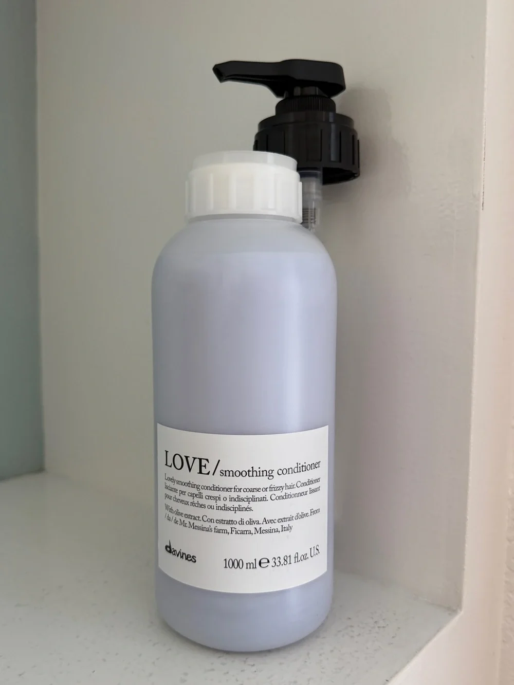 Davines Love Smoothing Conditioner 1000 ml - New Professional Size 2025 Formula